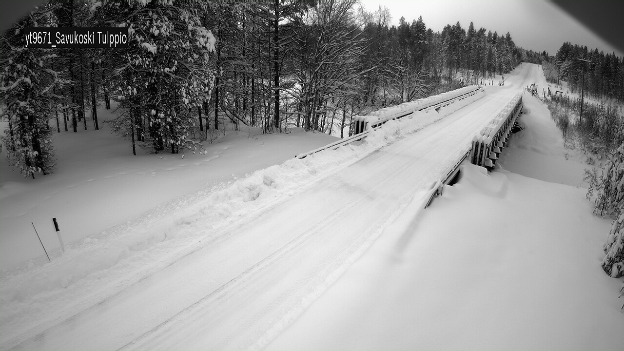 Weather Camera Image Väg 9671 Savukoski, Tulppio, Savukoski, Lappi