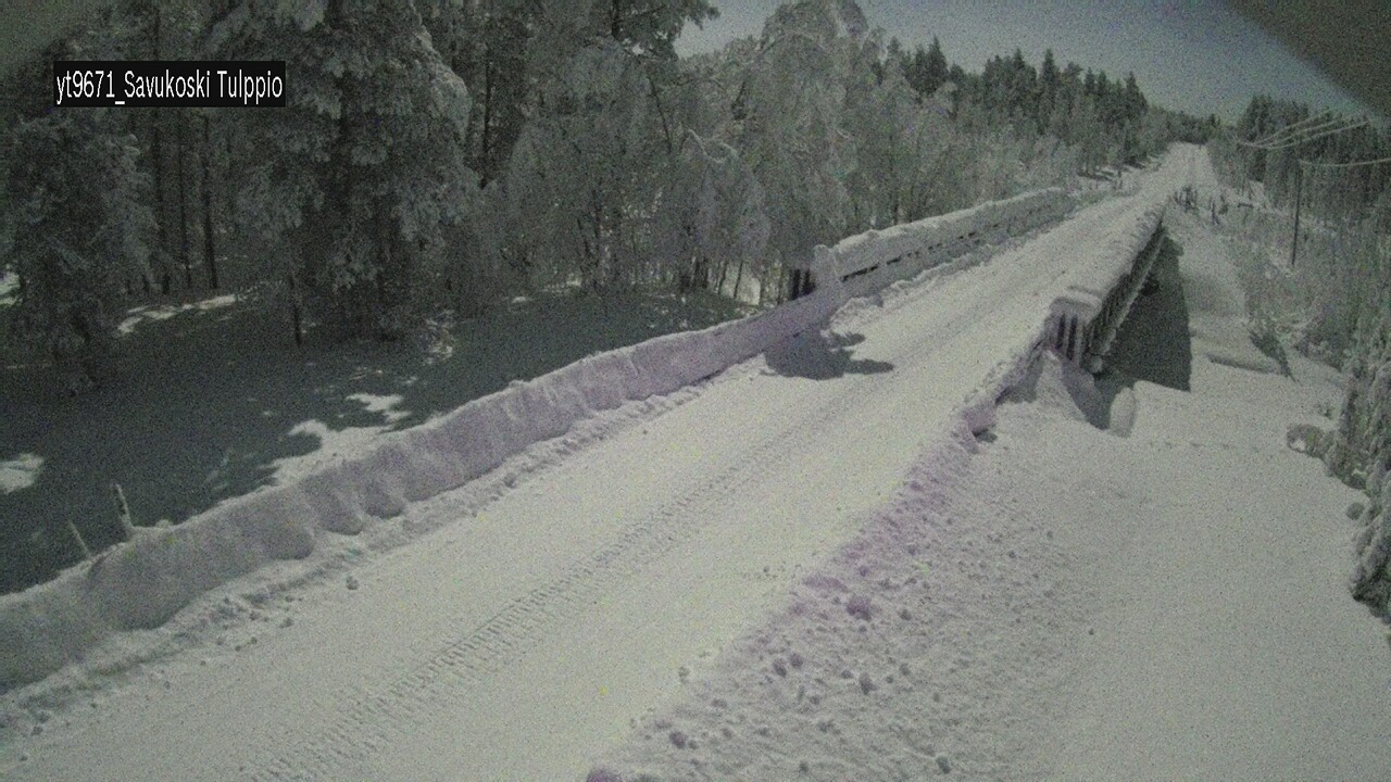 Kelikamerat Kuva Tie 9671 Savukoski, Tulppio, Savukoski, Lappi