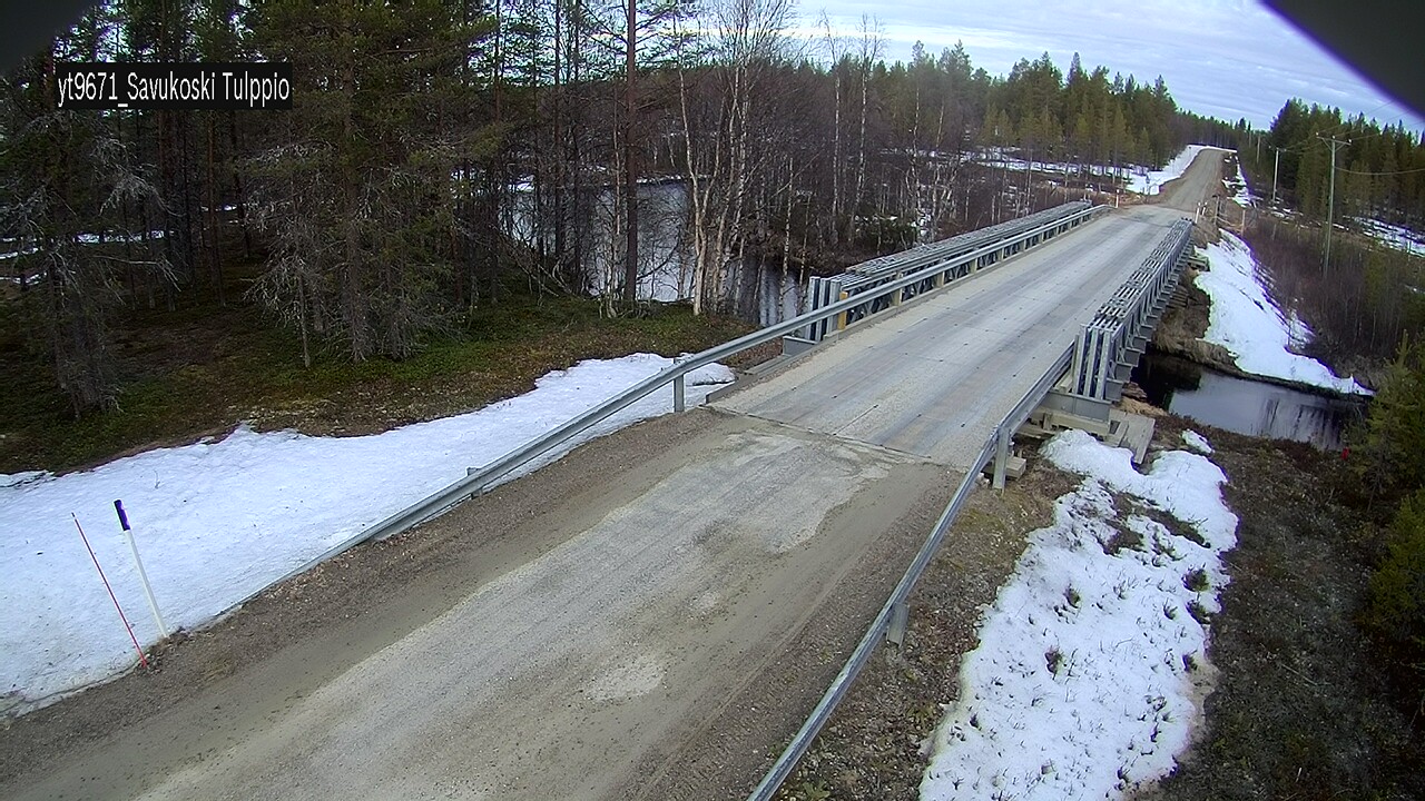 Weather Camera Image Väg 9671 Savukoski, Tulppio, Savukoski, Lappi