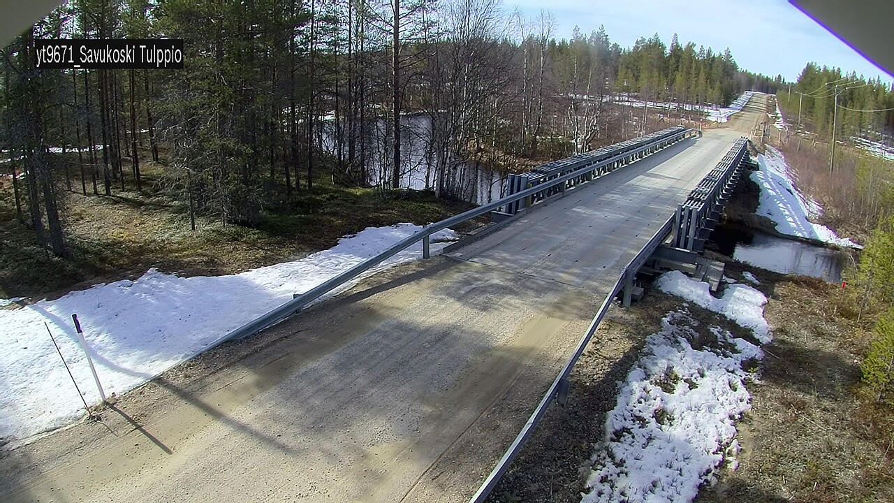 Weather Camera Image Väg 9671 Savukoski, Tulppio, Savukoski, Lappi