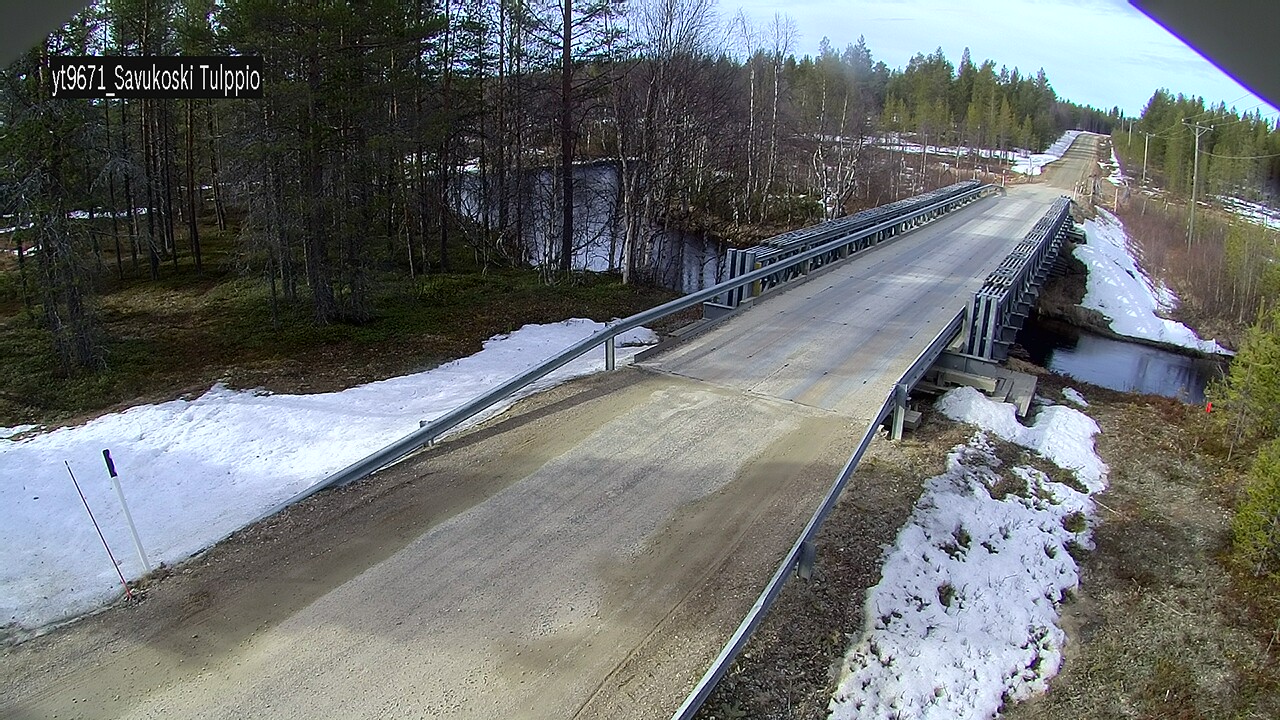 Weather Camera Image Väg 9671 Savukoski, Tulppio, Savukoski, Lappi