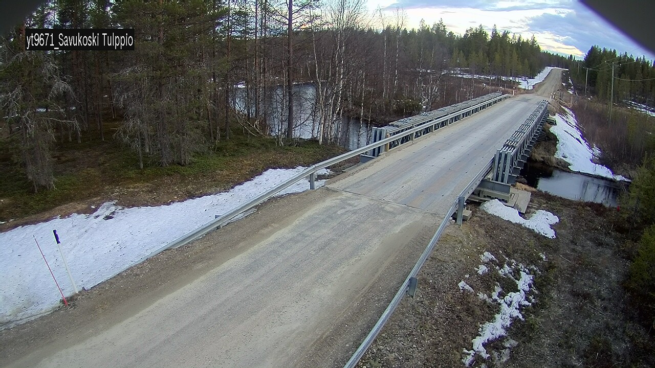 Weather Camera Image Väg 9671 Savukoski, Tulppio, Savukoski, Lappi