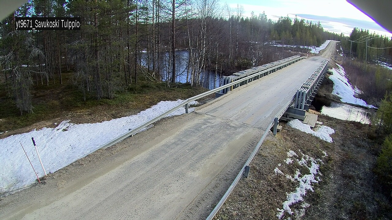 Weather Camera Image Väg 9671 Savukoski, Tulppio, Savukoski, Lappi