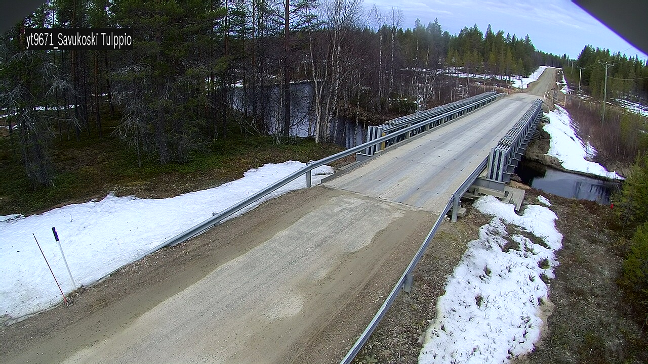 Weather Camera Image Väg 9671 Savukoski, Tulppio, Savukoski, Lappi