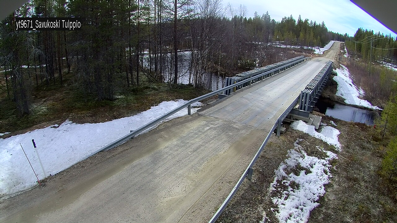 Weather Camera Image Väg 9671 Savukoski, Tulppio, Savukoski, Lappi