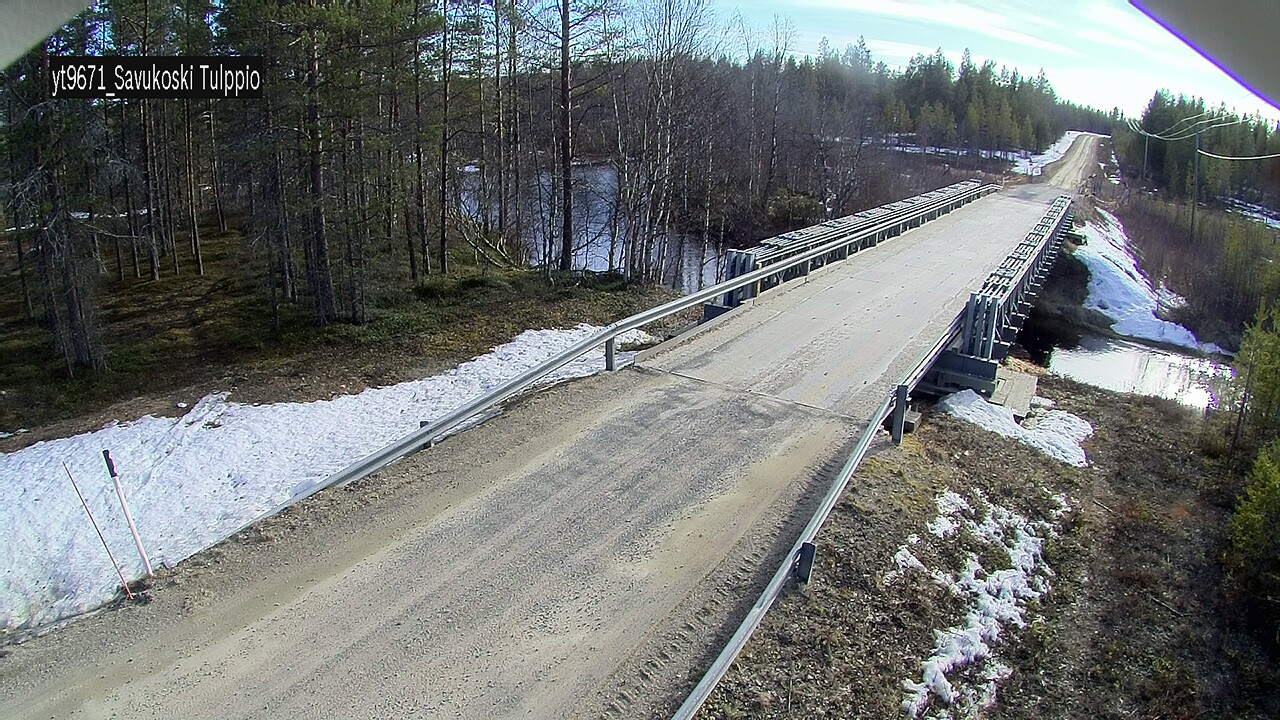 Weather Camera Image Väg 9671 Savukoski, Tulppio, Savukoski, Lappi