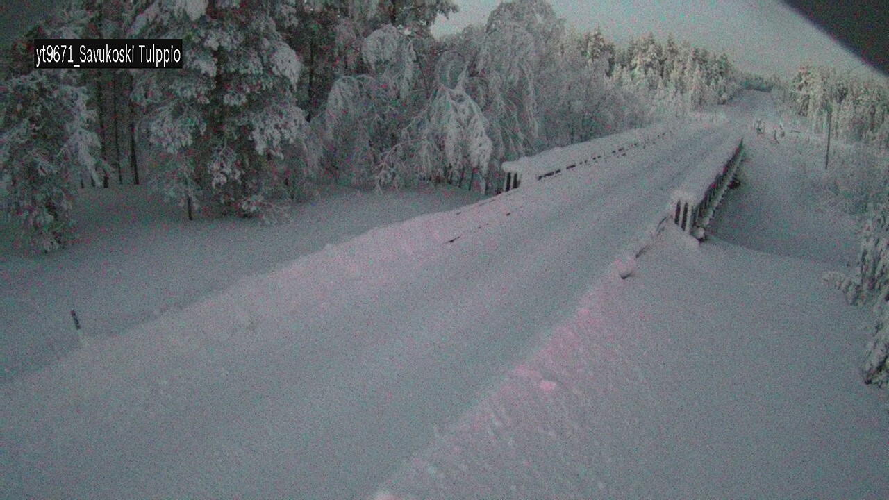 Kelikamerat Kuva Tie 9671 Savukoski, Tulppio, Savukoski, Lappi