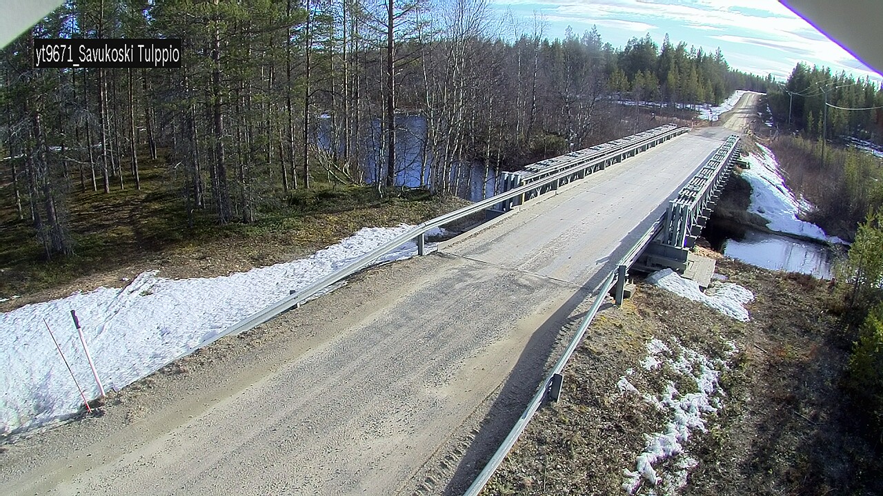 Weather Camera Image Väg 9671 Savukoski, Tulppio, Savukoski, Lappi