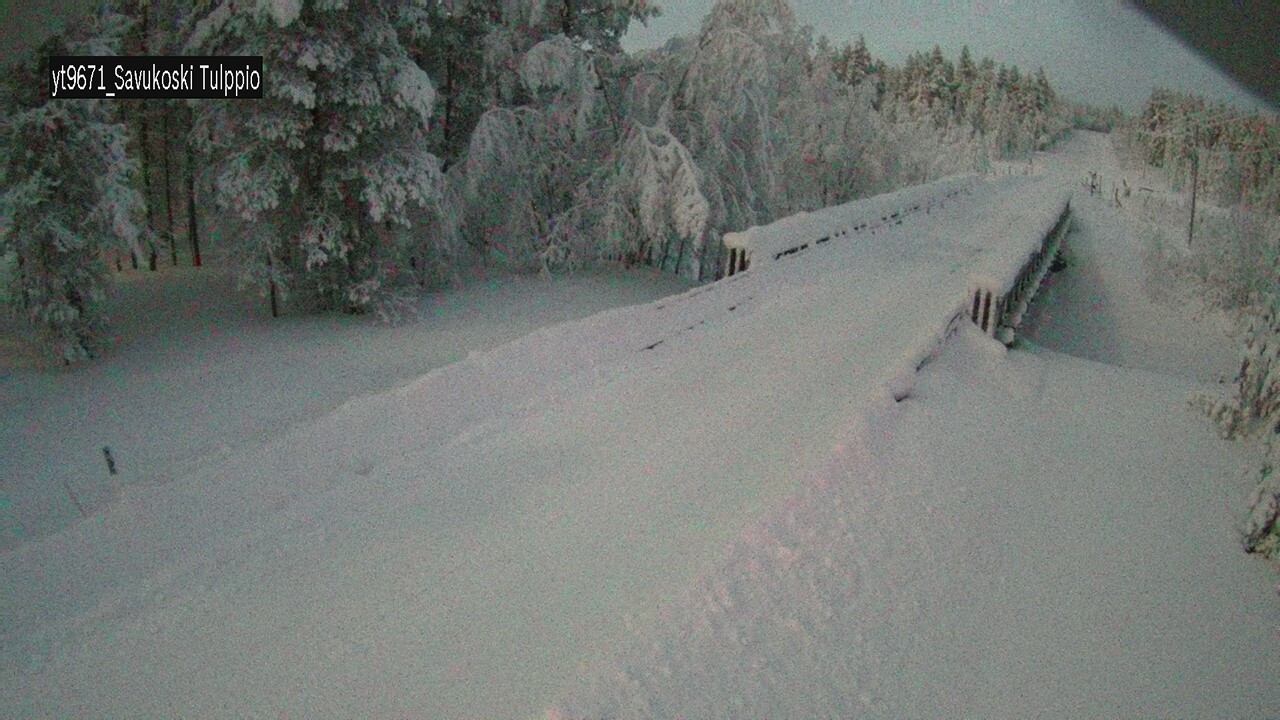 Kelikamerat Kuva Tie 9671 Savukoski, Tulppio, Savukoski, Lappi