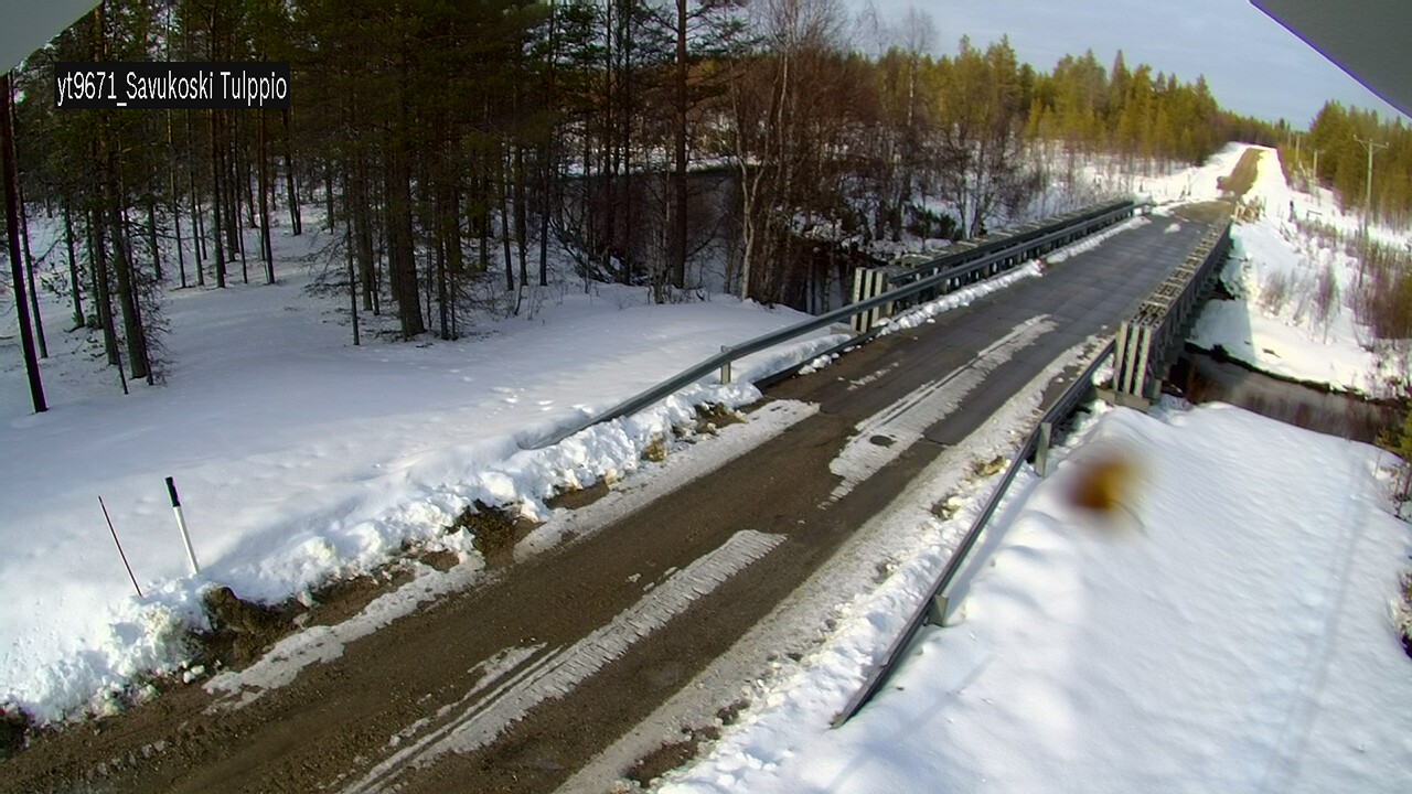 Weather Camera Image Väg 9671 Savukoski, Tulppio, Savukoski, Lappi