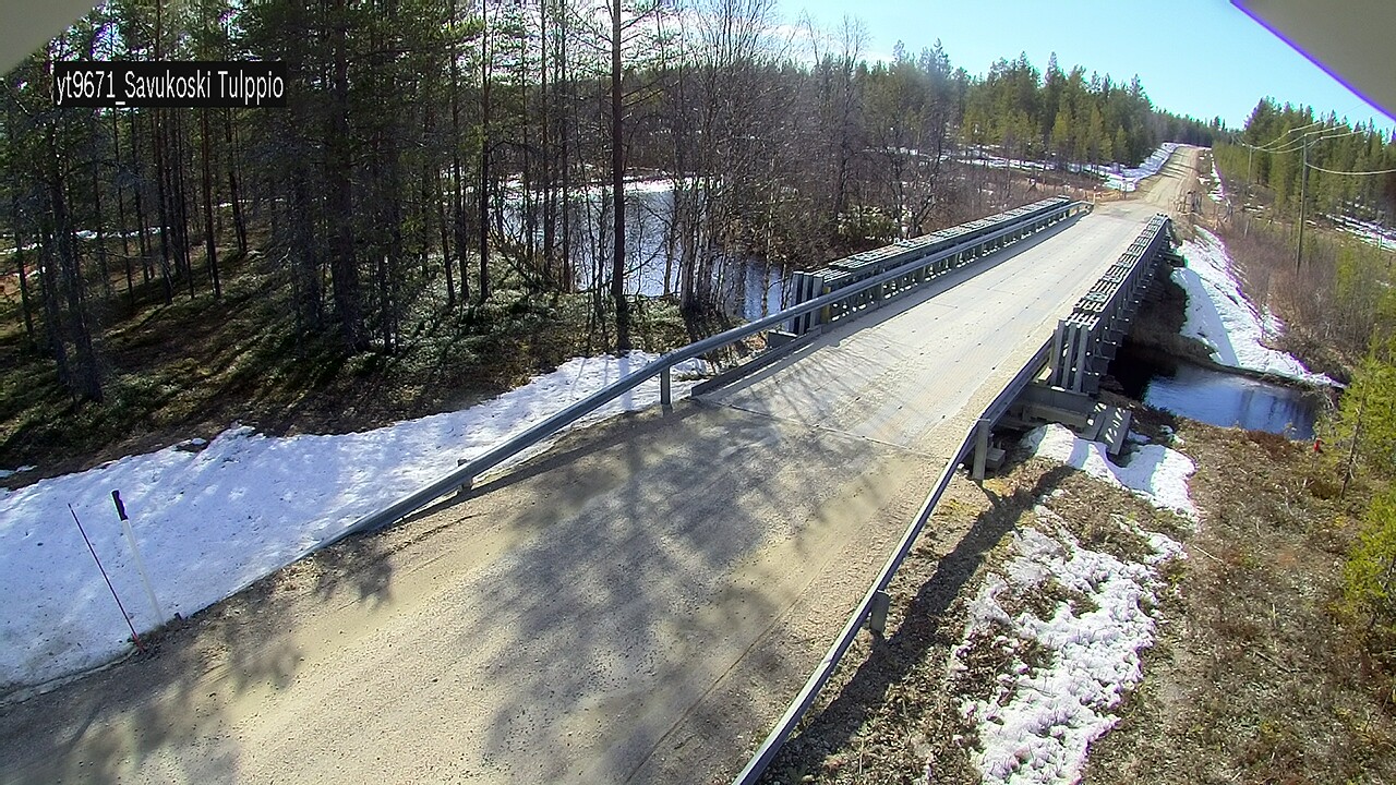 Weather Camera Image Väg 9671 Savukoski, Tulppio, Savukoski, Lappi