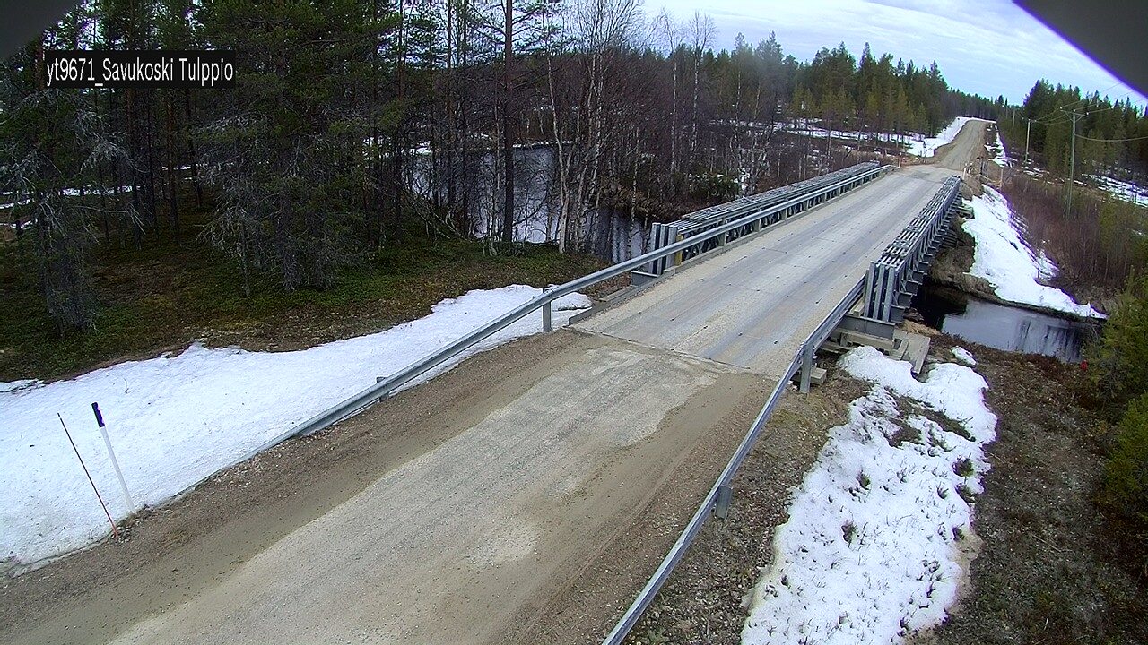 Weather Camera Image Väg 9671 Savukoski, Tulppio, Savukoski, Lappi