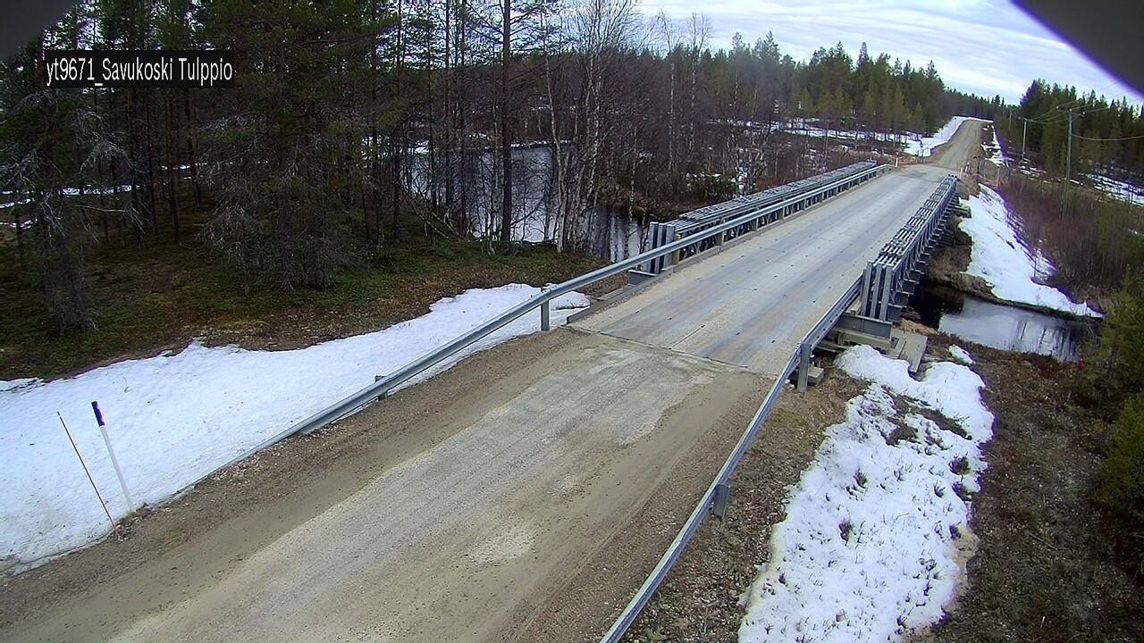 Weather Camera Image Väg 9671 Savukoski, Tulppio, Savukoski, Lappi