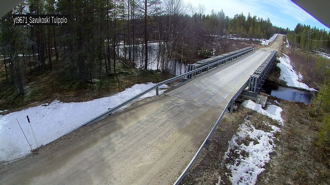 Weather Camera Image Väg 9671 Savukoski, Tulppio, Savukoski, Lappi