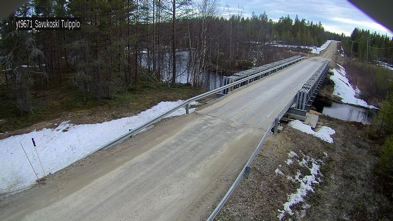 Weather Camera Image Väg 9671 Savukoski, Tulppio, Savukoski, Lappi