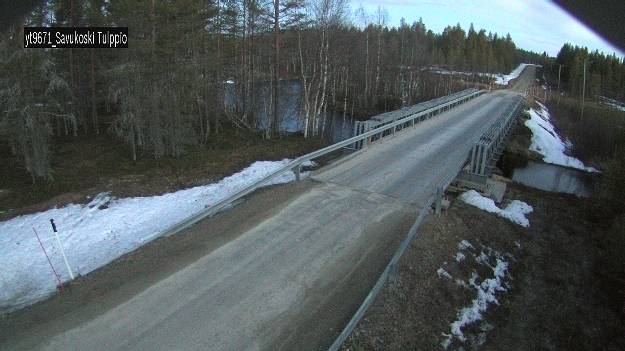Weather Camera Image Väg 9671 Savukoski, Tulppio, Savukoski, Lappi