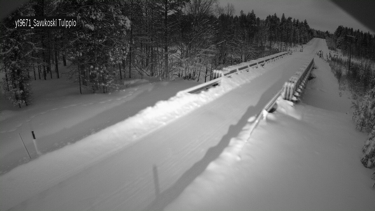 Kelikamerat Kuva Tie 9671 Savukoski, Tulppio, Savukoski, Lappi