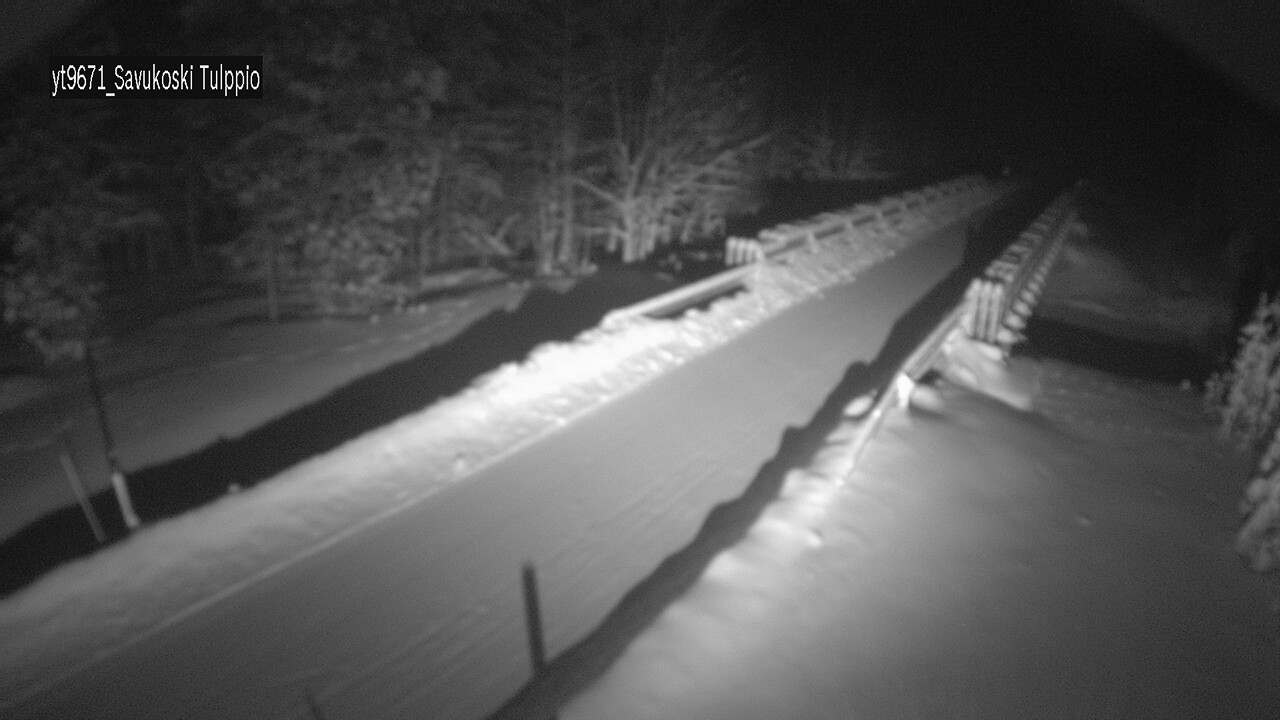 Weather Camera Image Väg 9671 Savukoski, Tulppio, Savukoski, Lappi