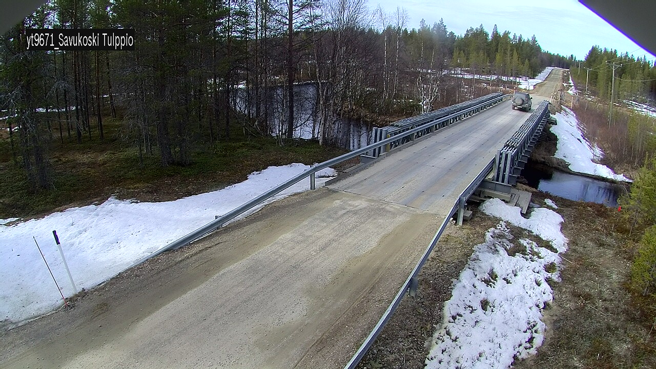 Weather Camera Image Väg 9671 Savukoski, Tulppio, Savukoski, Lappi