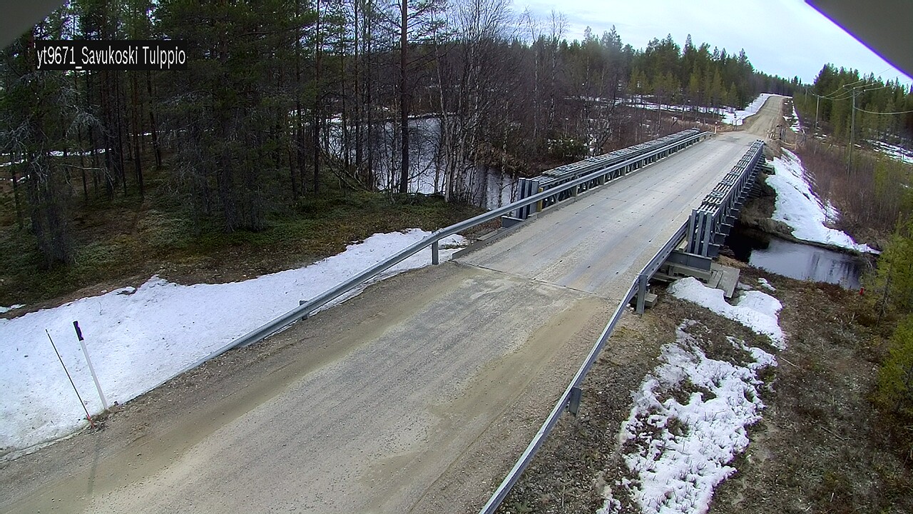 Weather Camera Image Väg 9671 Savukoski, Tulppio, Savukoski, Lappi