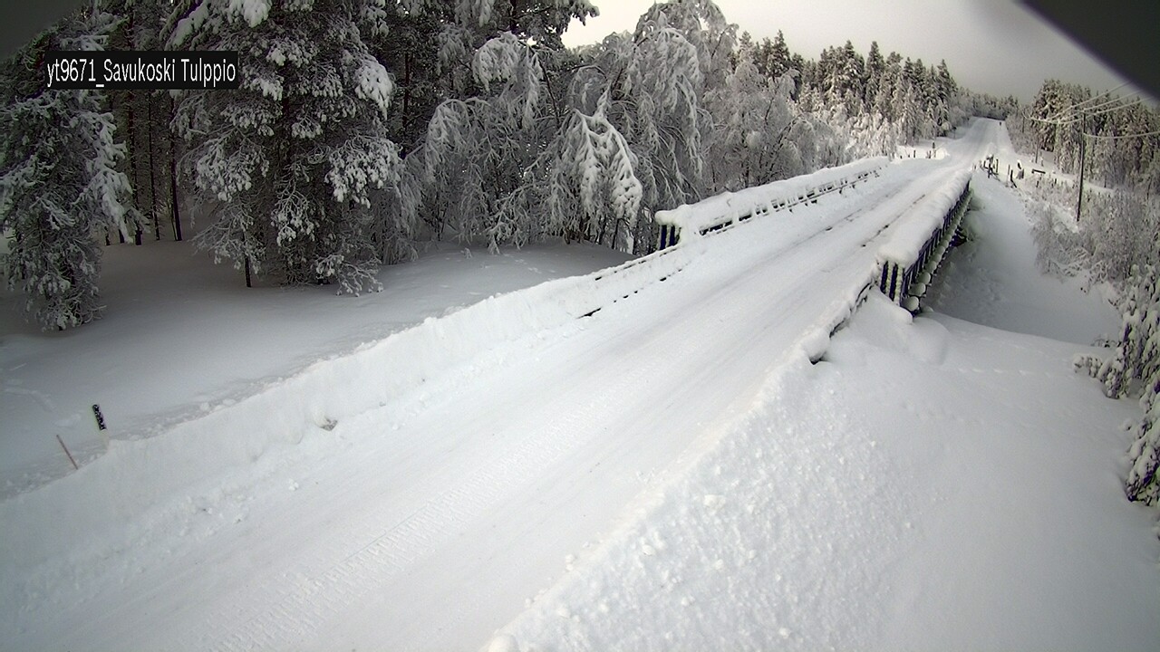 Kelikamerat Kuva Tie 9671 Savukoski, Tulppio, Savukoski, Lappi