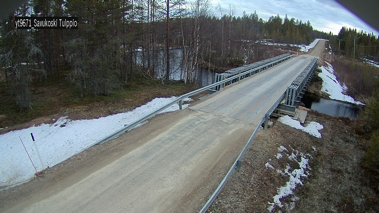 Weather Camera Image Väg 9671 Savukoski, Tulppio, Savukoski, Lappi