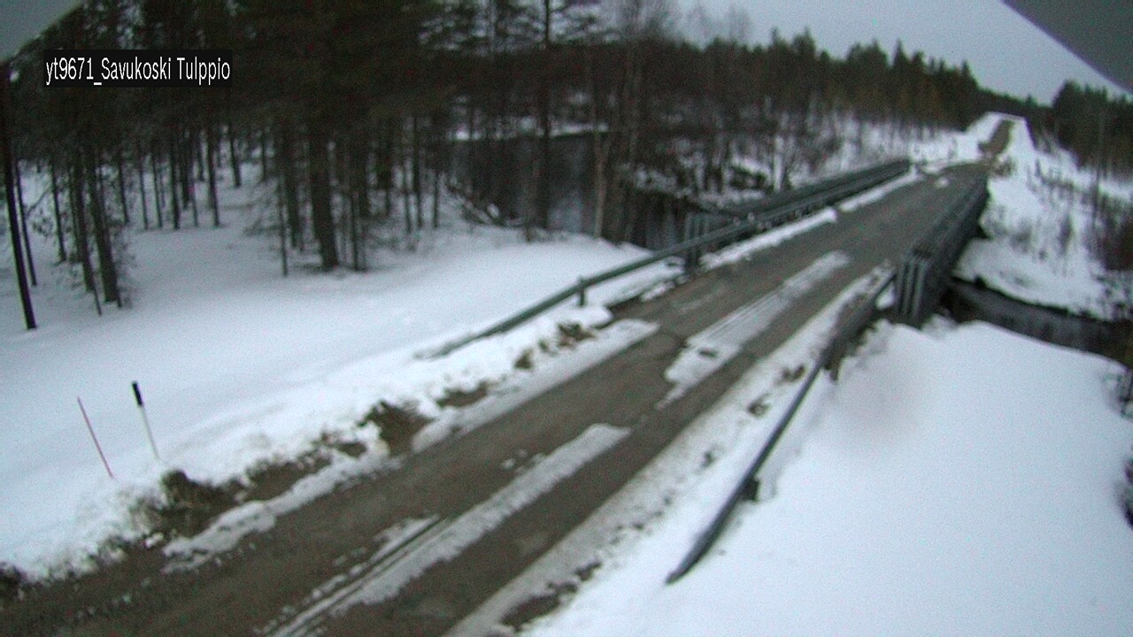 Weather Camera Image Väg 9671 Savukoski, Tulppio, Savukoski, Lappi