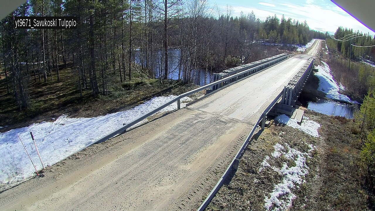 Weather Camera Image Väg 9671 Savukoski, Tulppio, Savukoski, Lappi