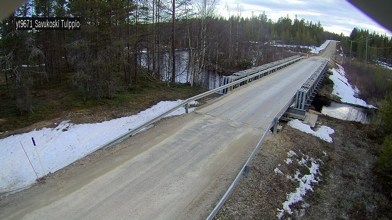 Weather Camera Image Väg 9671 Savukoski, Tulppio, Savukoski, Lappi
