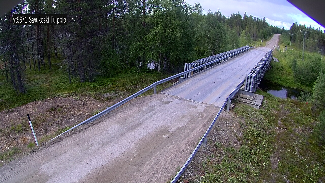 Weather Camera Image Väg 9671 Savukoski, Tulppio, Savukoski, Lappi