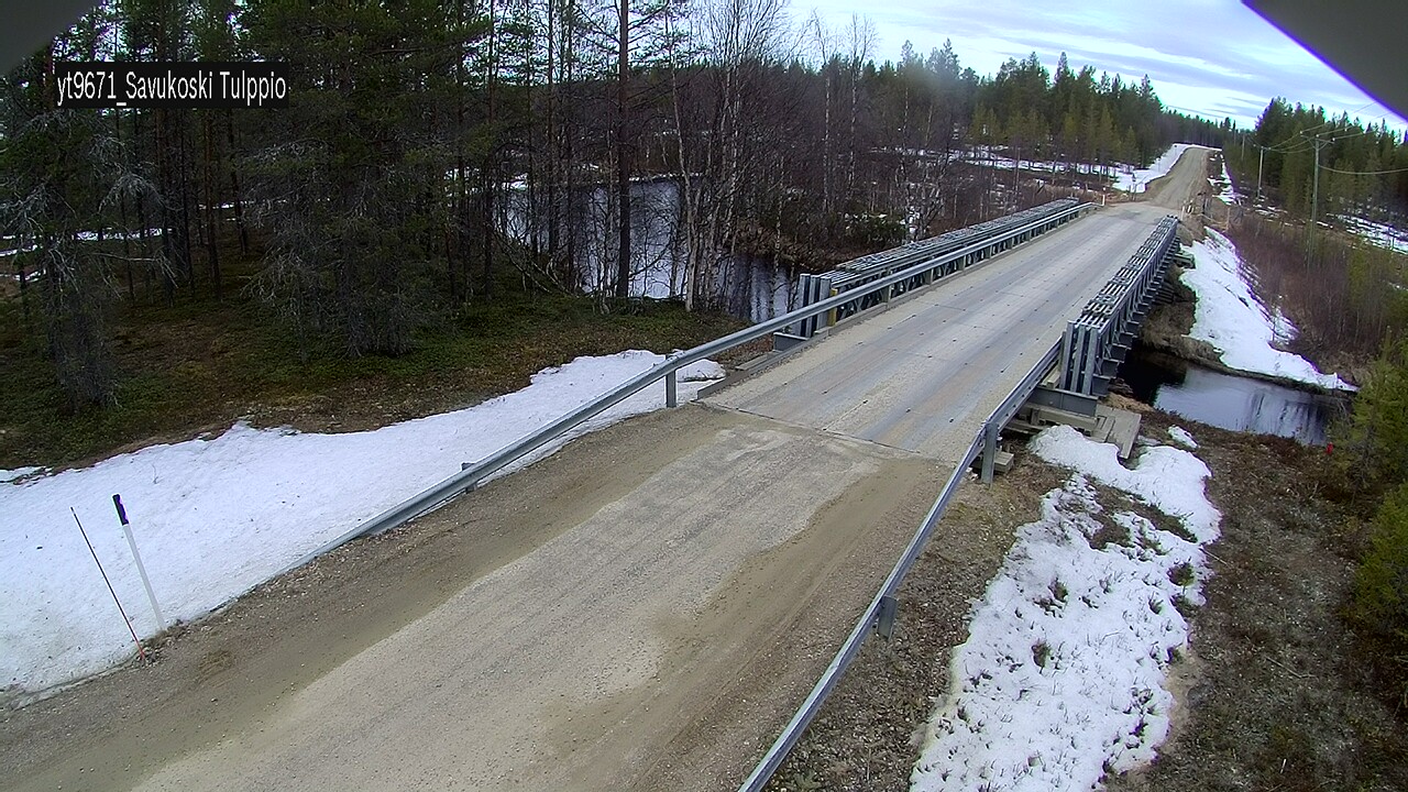 Weather Camera Image Väg 9671 Savukoski, Tulppio, Savukoski, Lappi