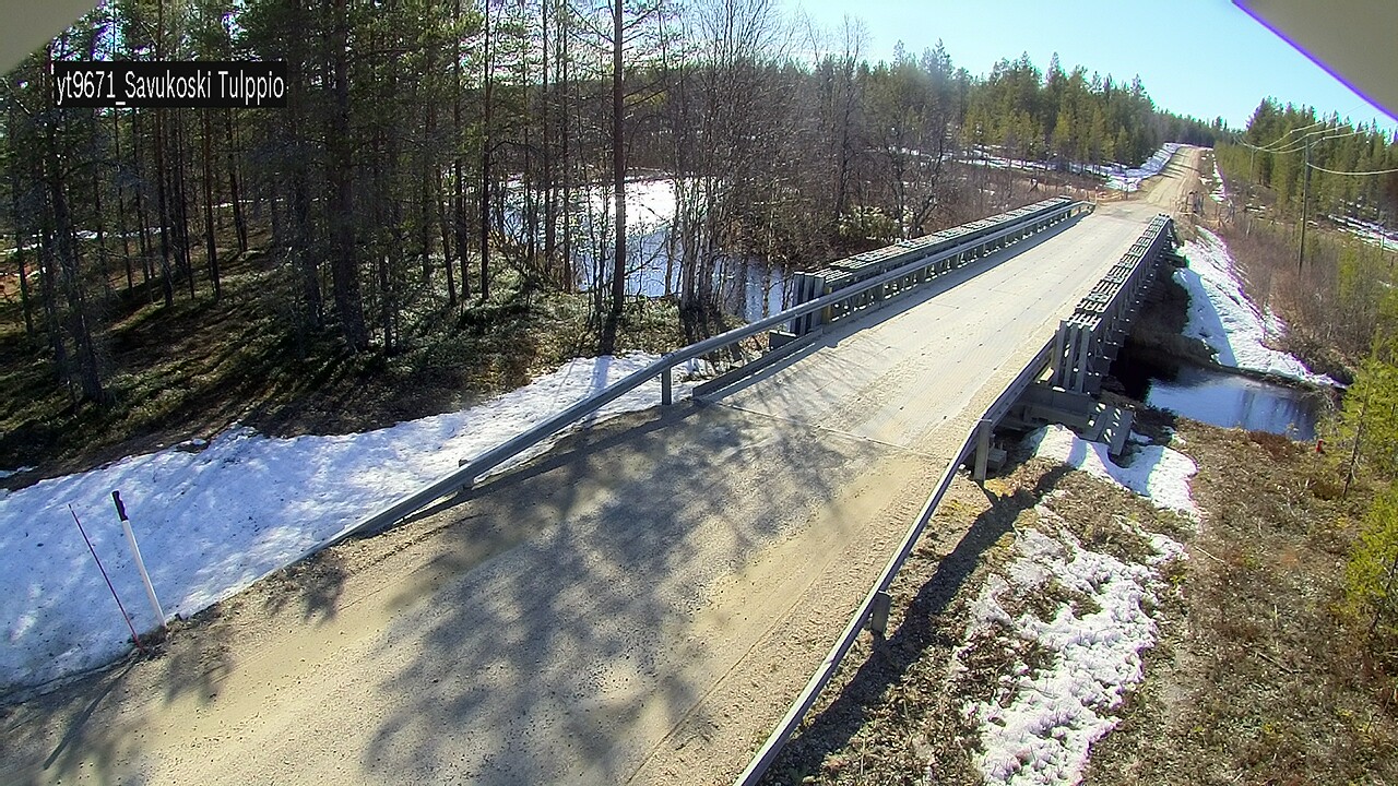 Weather Camera Image Väg 9671 Savukoski, Tulppio, Savukoski, Lappi