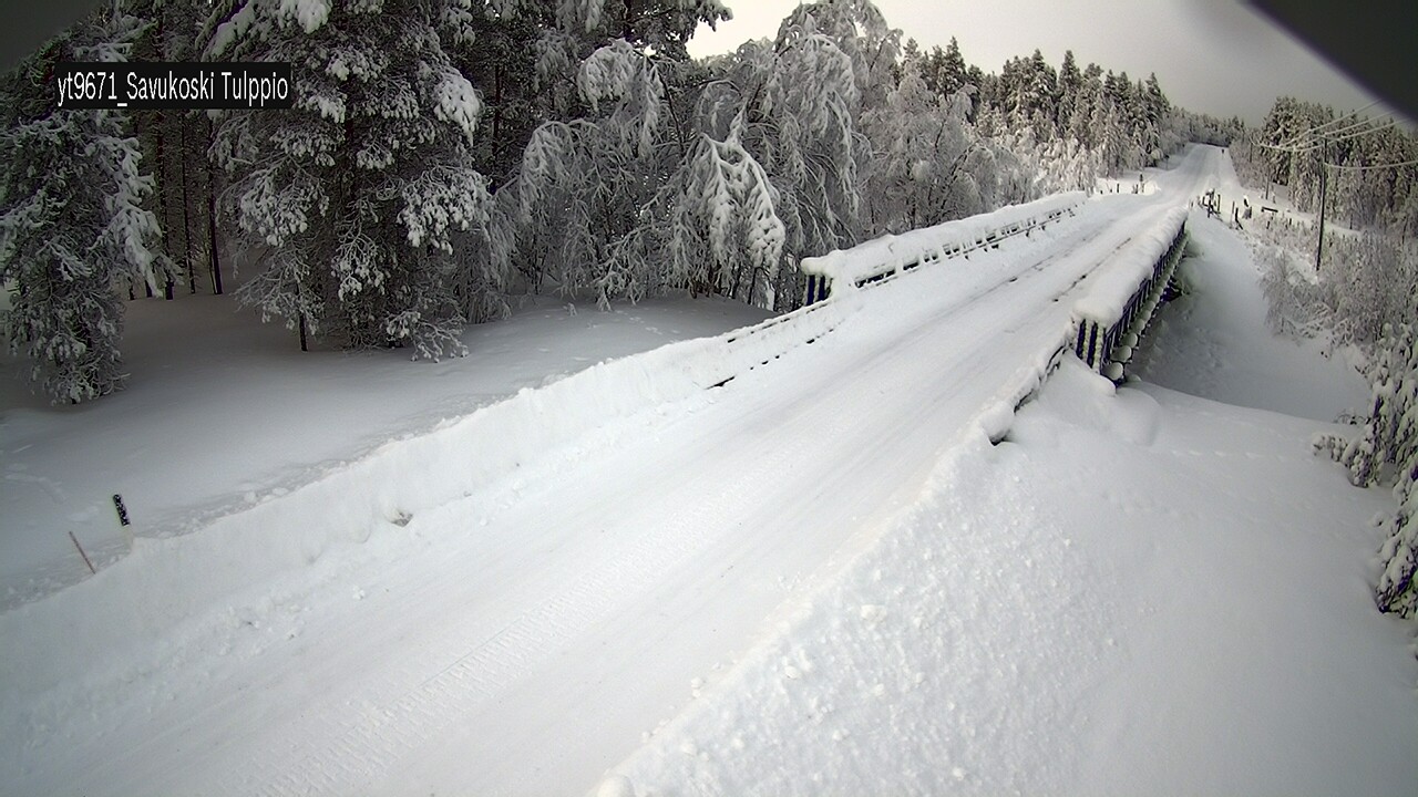 Kelikamerat Kuva Tie 9671 Savukoski, Tulppio, Savukoski, Lappi
