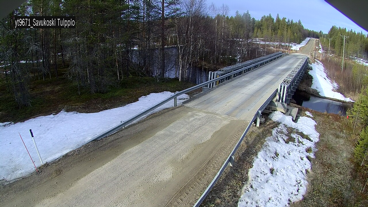 Weather Camera Image Väg 9671 Savukoski, Tulppio, Savukoski, Lappi