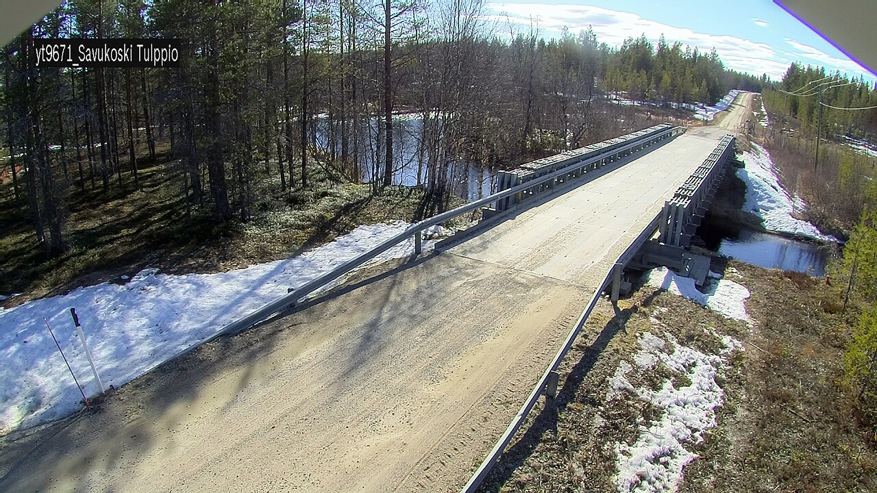 Weather Camera Image Väg 9671 Savukoski, Tulppio, Savukoski, Lappi