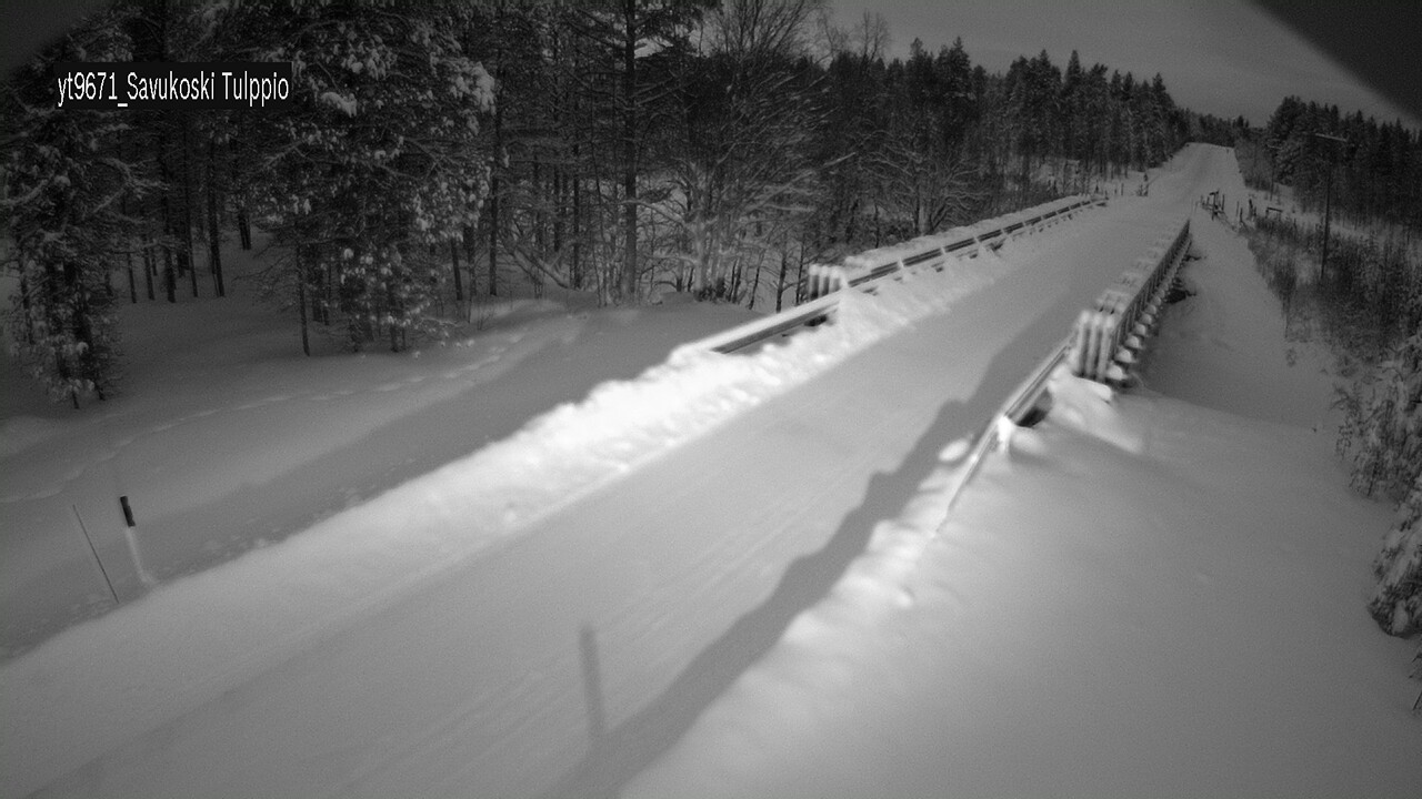 Kelikamerat Kuva Tie 9671 Savukoski, Tulppio, Savukoski, Lappi