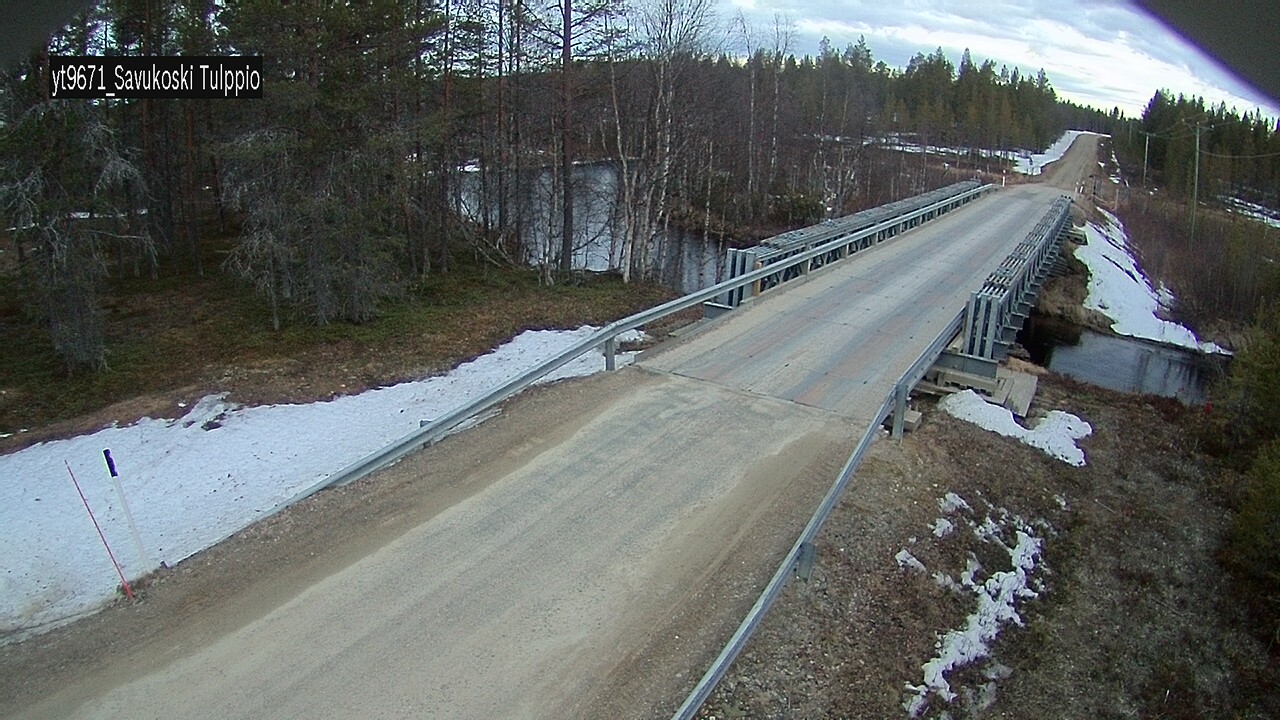 Weather Camera Image Väg 9671 Savukoski, Tulppio, Savukoski, Lappi