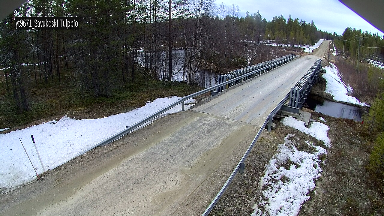 Weather Camera Image Väg 9671 Savukoski, Tulppio, Savukoski, Lappi