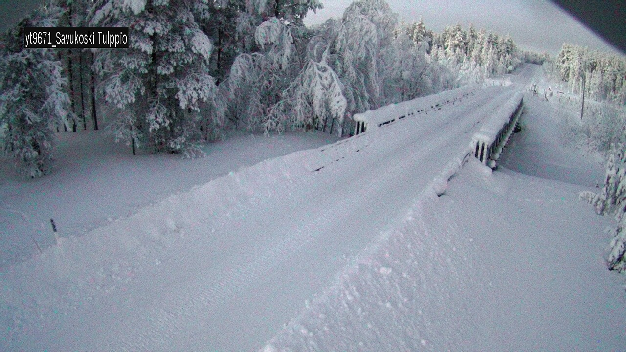 Kelikamerat Kuva Tie 9671 Savukoski, Tulppio, Savukoski, Lappi