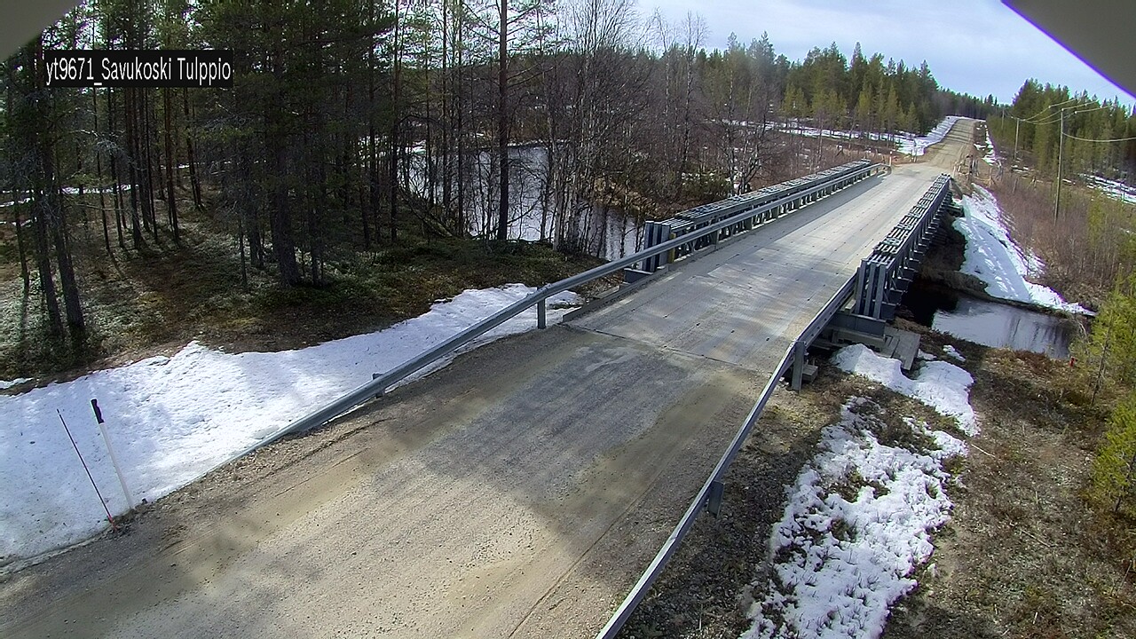 Weather Camera Image Väg 9671 Savukoski, Tulppio, Savukoski, Lappi