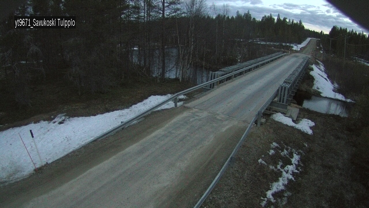 Weather Camera Image Väg 9671 Savukoski, Tulppio, Savukoski, Lappi