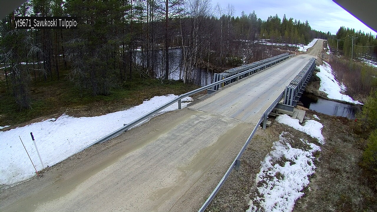 Weather Camera Image Väg 9671 Savukoski, Tulppio, Savukoski, Lappi