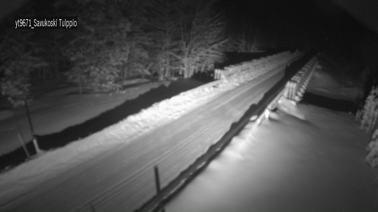 Weather Camera Image Väg 9671 Savukoski, Tulppio, Savukoski, Lappi