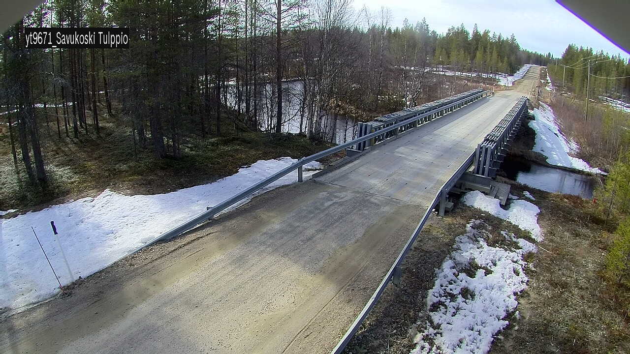 Weather Camera Image Väg 9671 Savukoski, Tulppio, Savukoski, Lappi