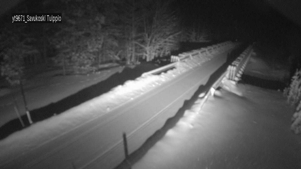 Weather Camera Image Väg 9671 Savukoski, Tulppio, Savukoski, Lappi