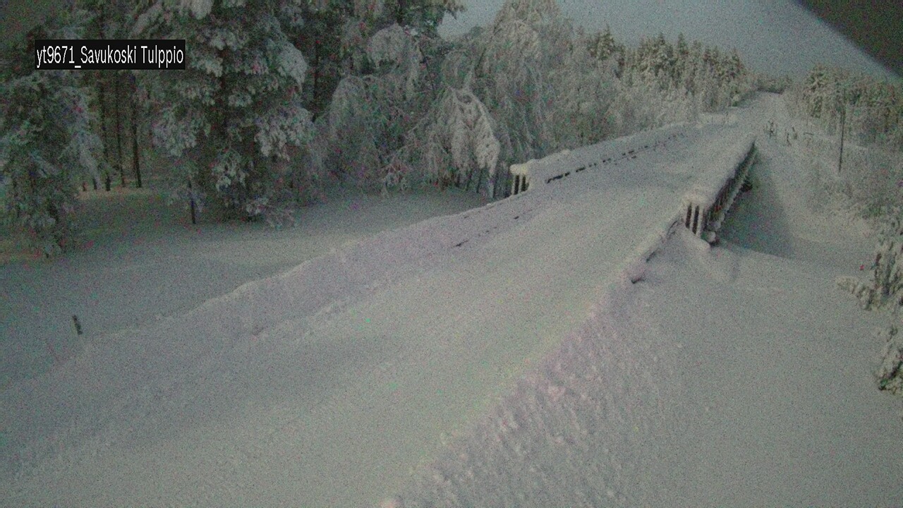Kelikamerat Kuva Tie 9671 Savukoski, Tulppio, Savukoski, Lappi