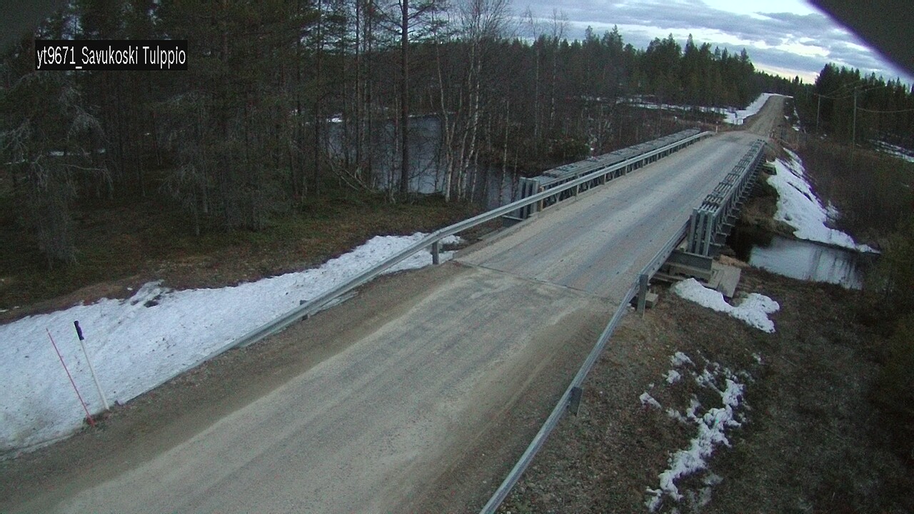 Weather Camera Image Väg 9671 Savukoski, Tulppio, Savukoski, Lappi