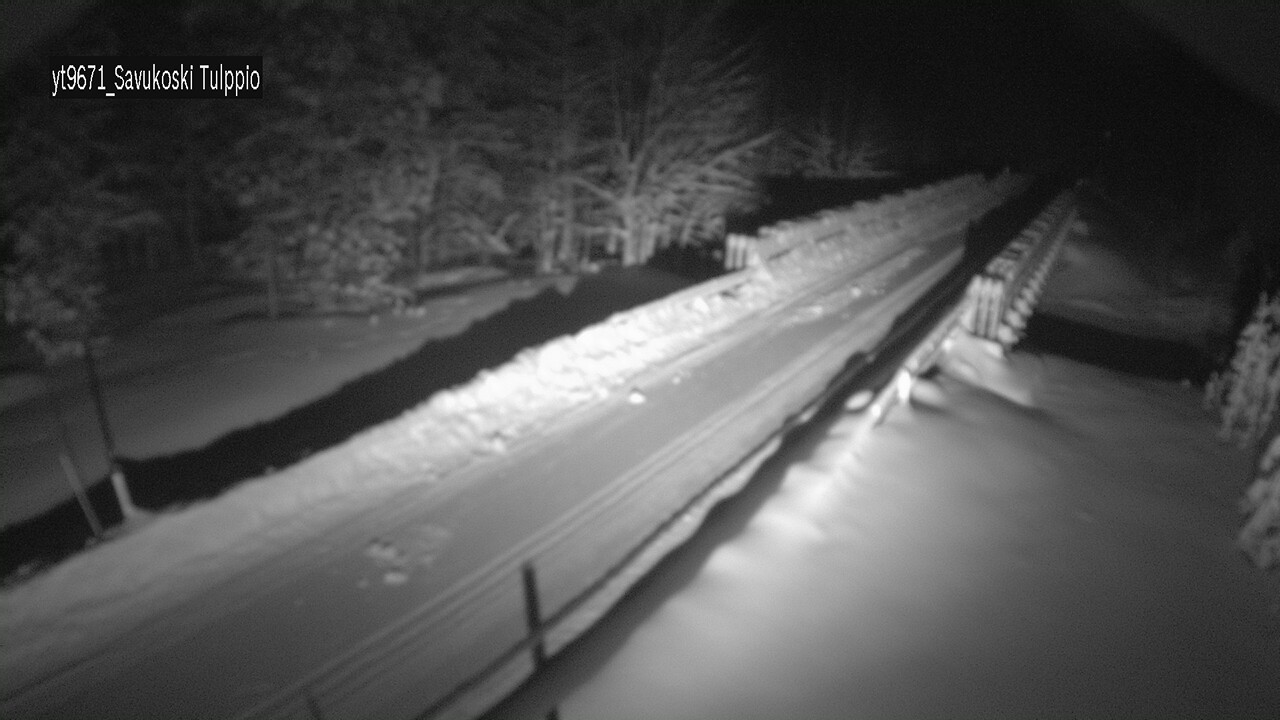 Weather Camera Image Väg 9671 Savukoski, Tulppio, Savukoski, Lappi