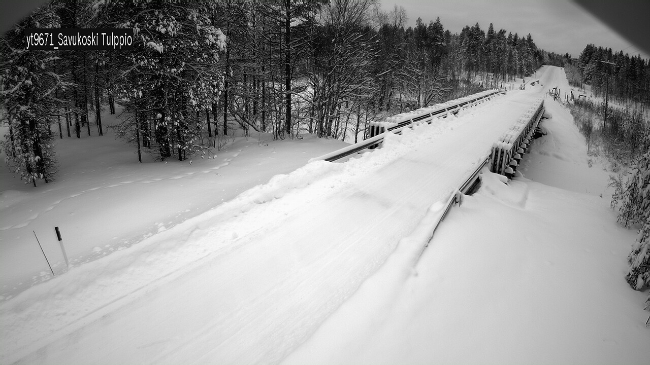 Kelikamerat Kuva Tie 9671 Savukoski, Tulppio, Savukoski, Lappi