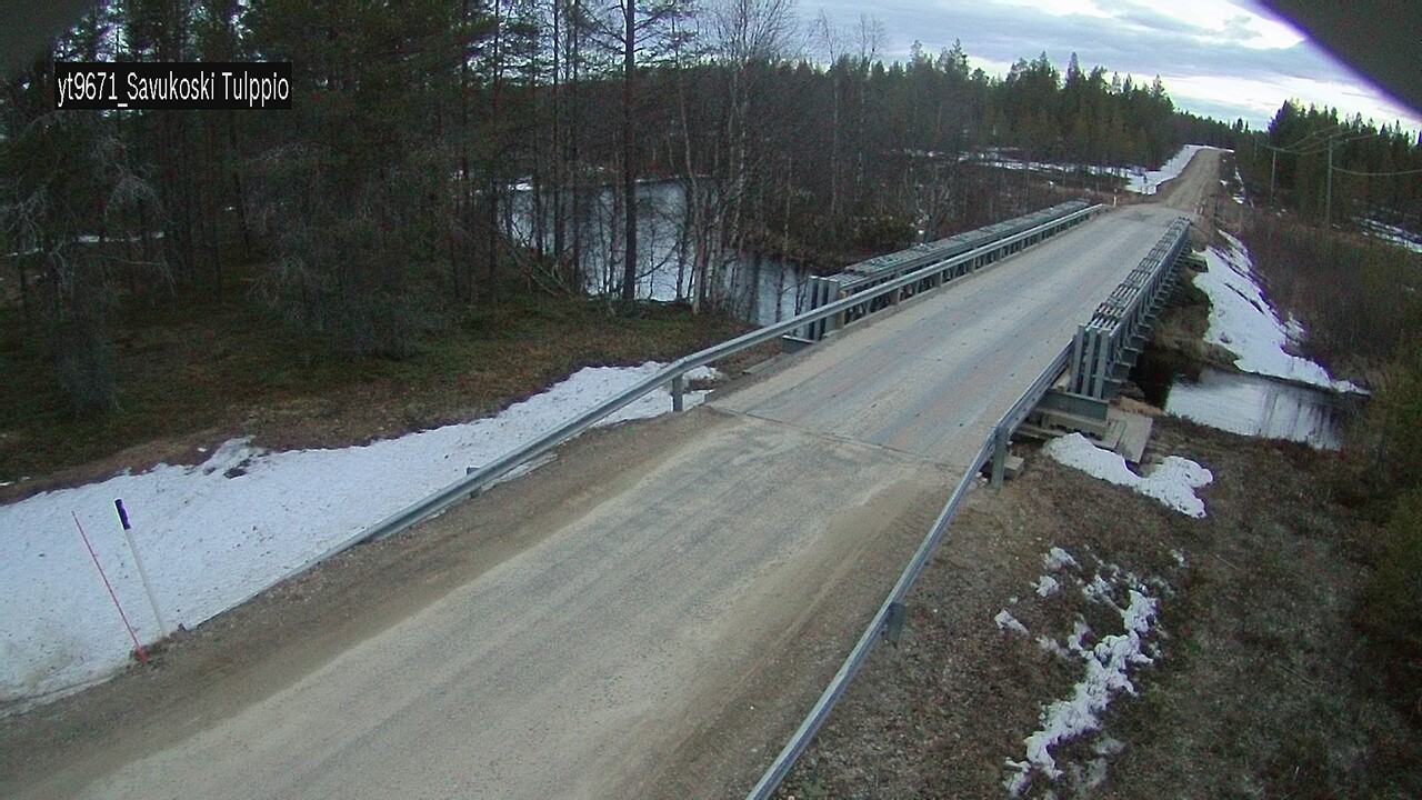 Weather Camera Image Väg 9671 Savukoski, Tulppio, Savukoski, Lappi